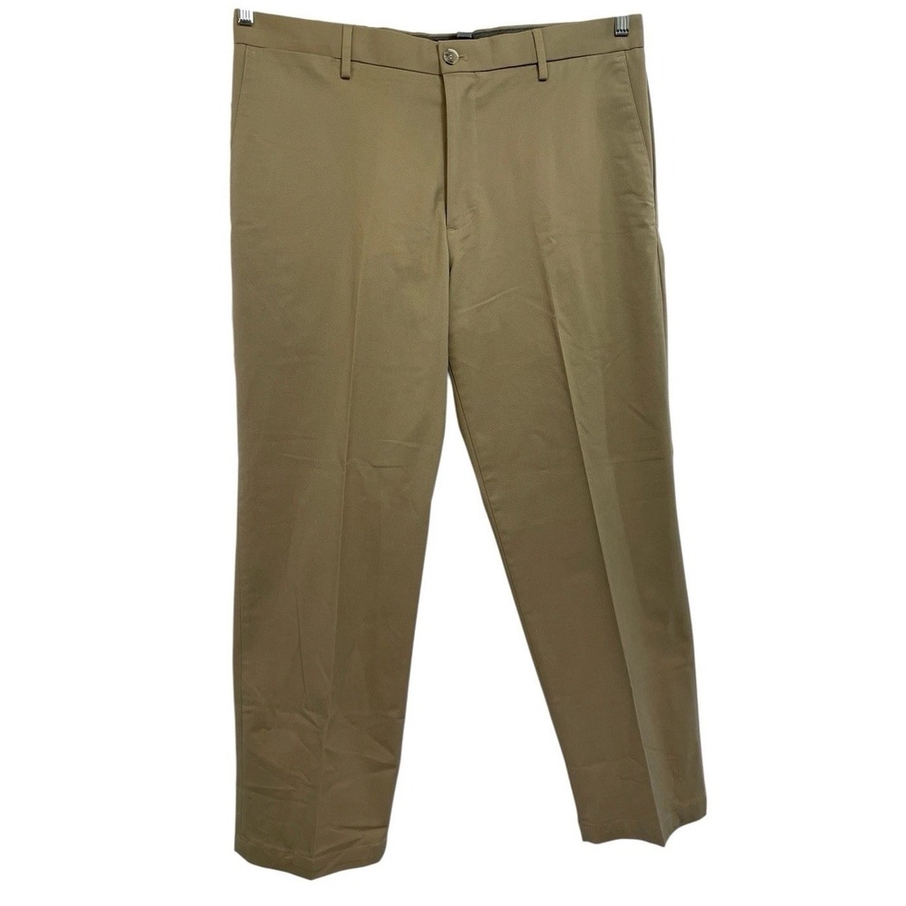 Dockers‎ On-The-Go Men's Sz 36x30 Beige Khaki  Flat Front Pant (EE5) NWTs